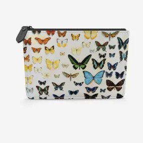 Butterfly Rainbow Leather Clutch