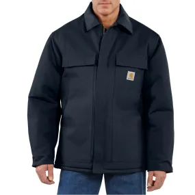 C003 Loose Fit Firm Duck Insulated Traditional Coat - DNY-Dark Navy | Carhartt 106674