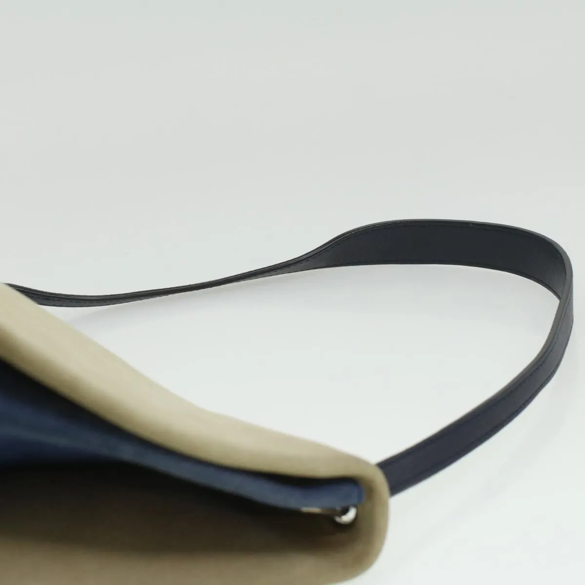Celine Shoulder Bag Suede Beige Blue black  ar8501