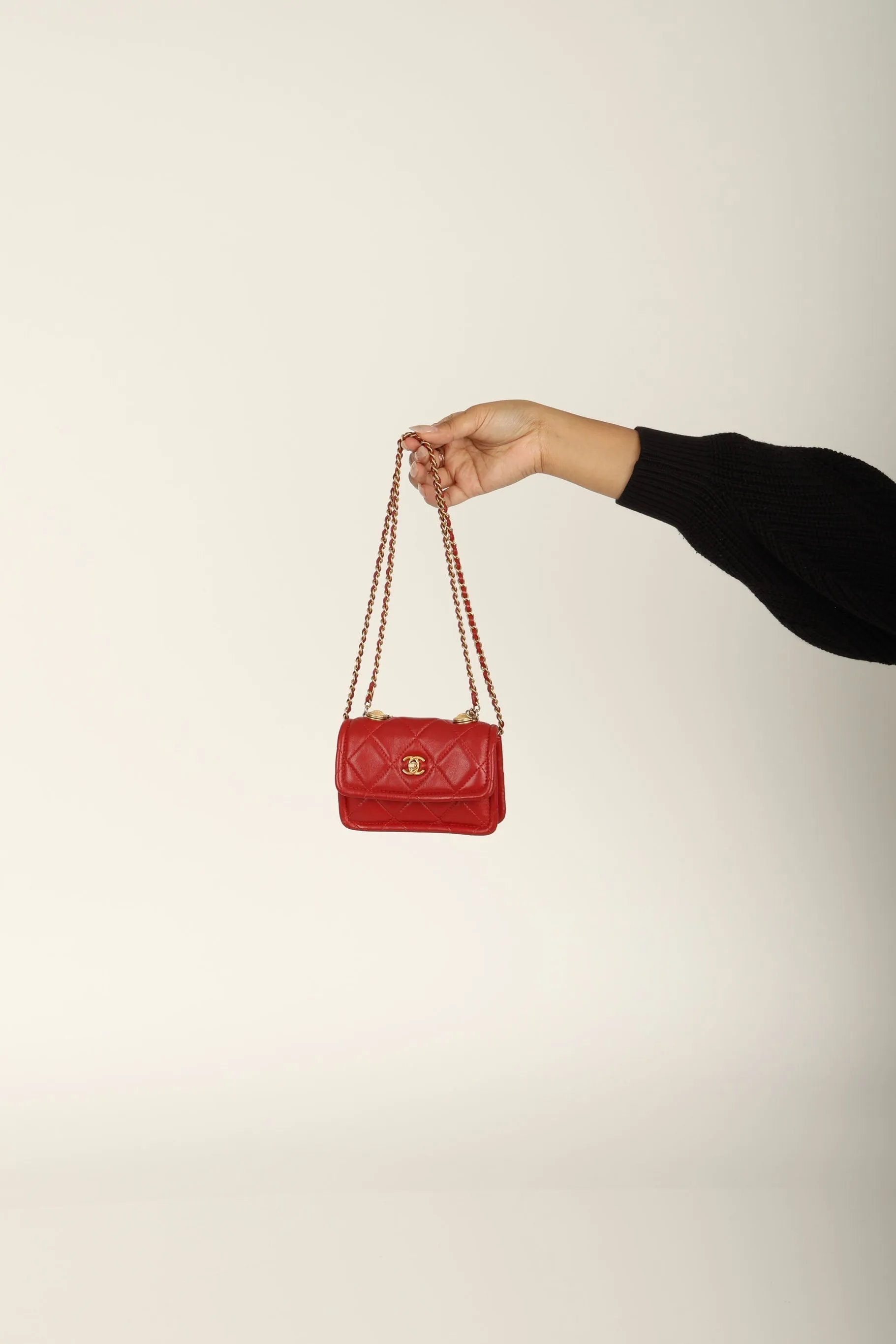 Chanel 2020 Calfskin Mini Crossbody Bag