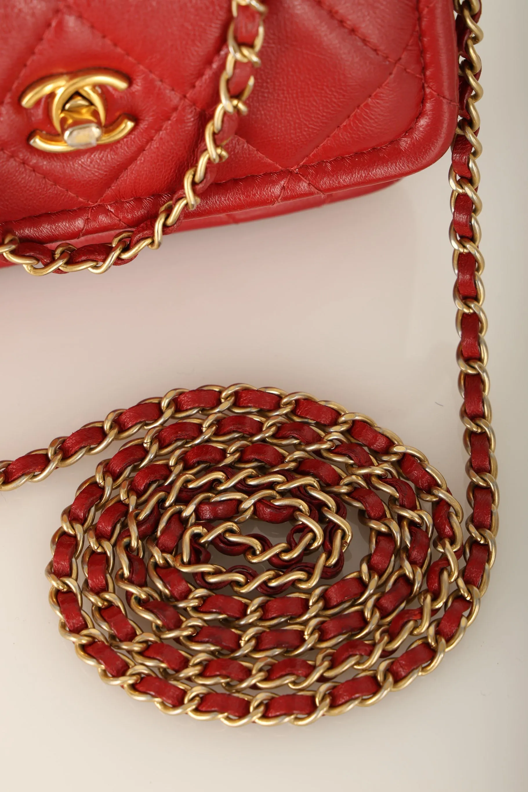 Chanel 2020 Calfskin Mini Crossbody Bag
