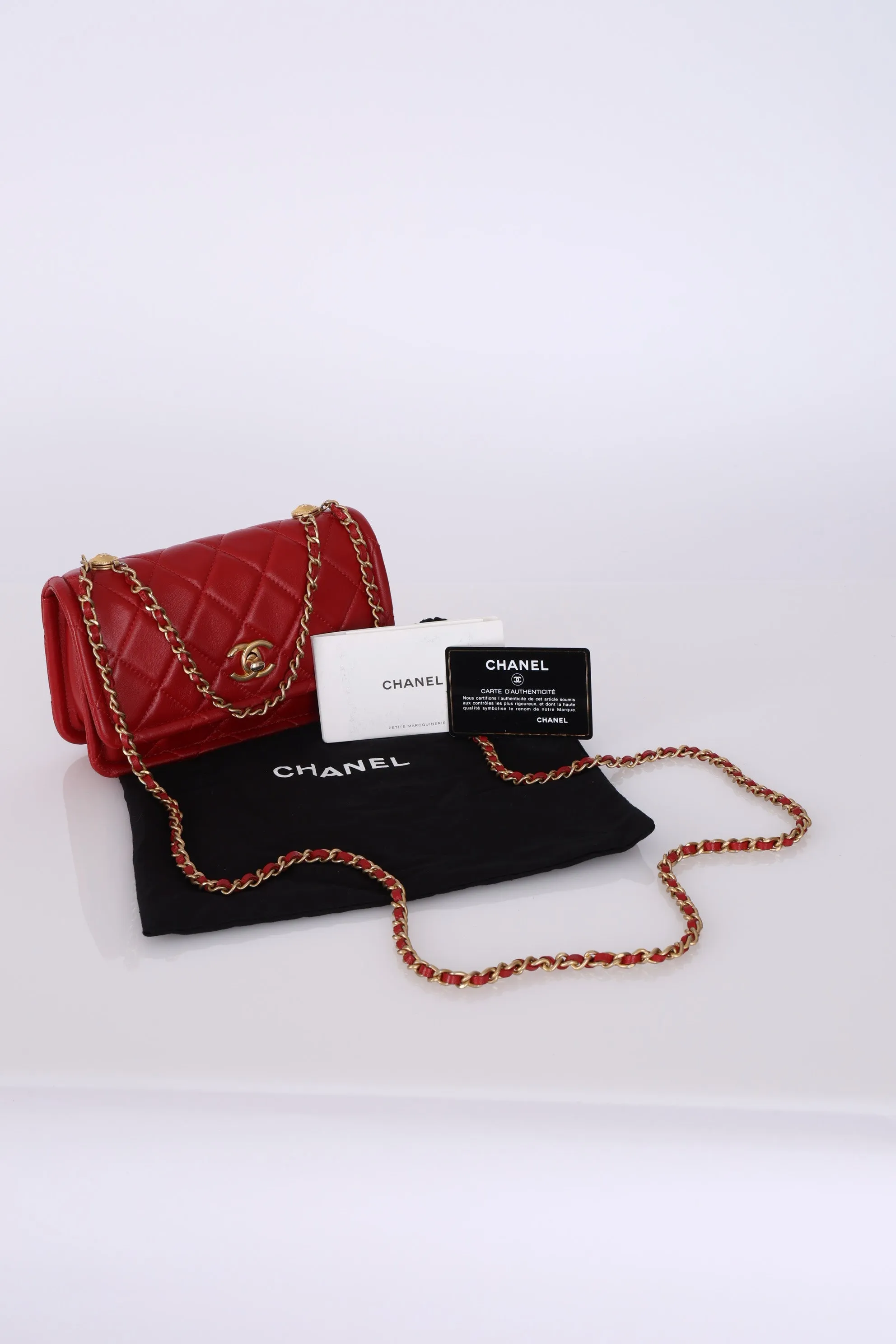 Chanel 2020 Calfskin Rectangular Flap Bag