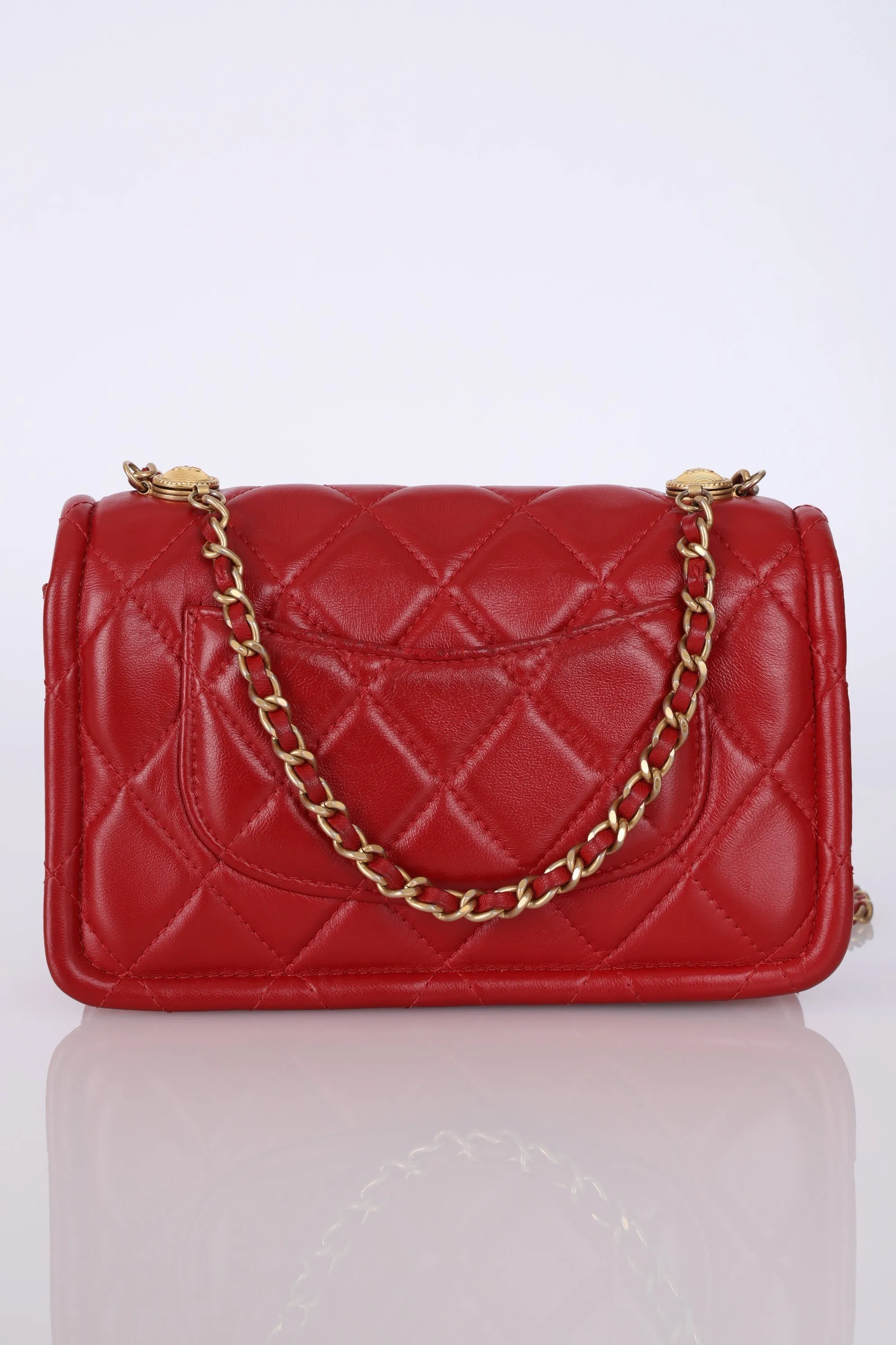 Chanel 2020 Calfskin Rectangular Flap Bag