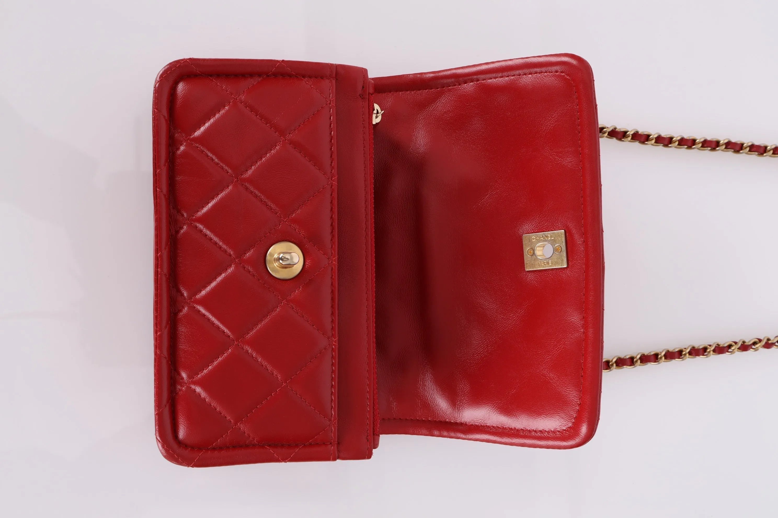 Chanel 2020 Calfskin Rectangular Flap Bag