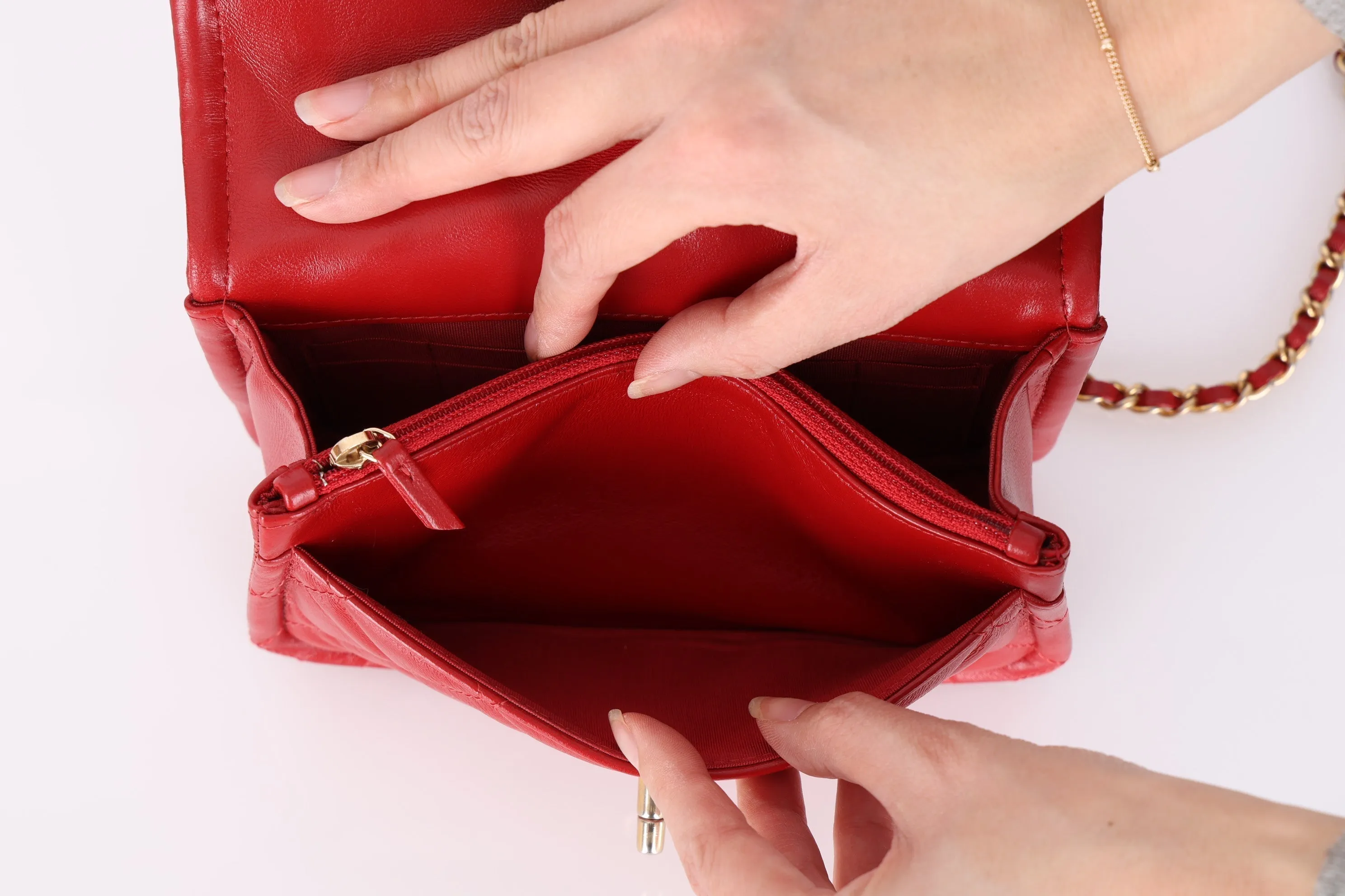Chanel 2020 Calfskin Rectangular Flap Bag