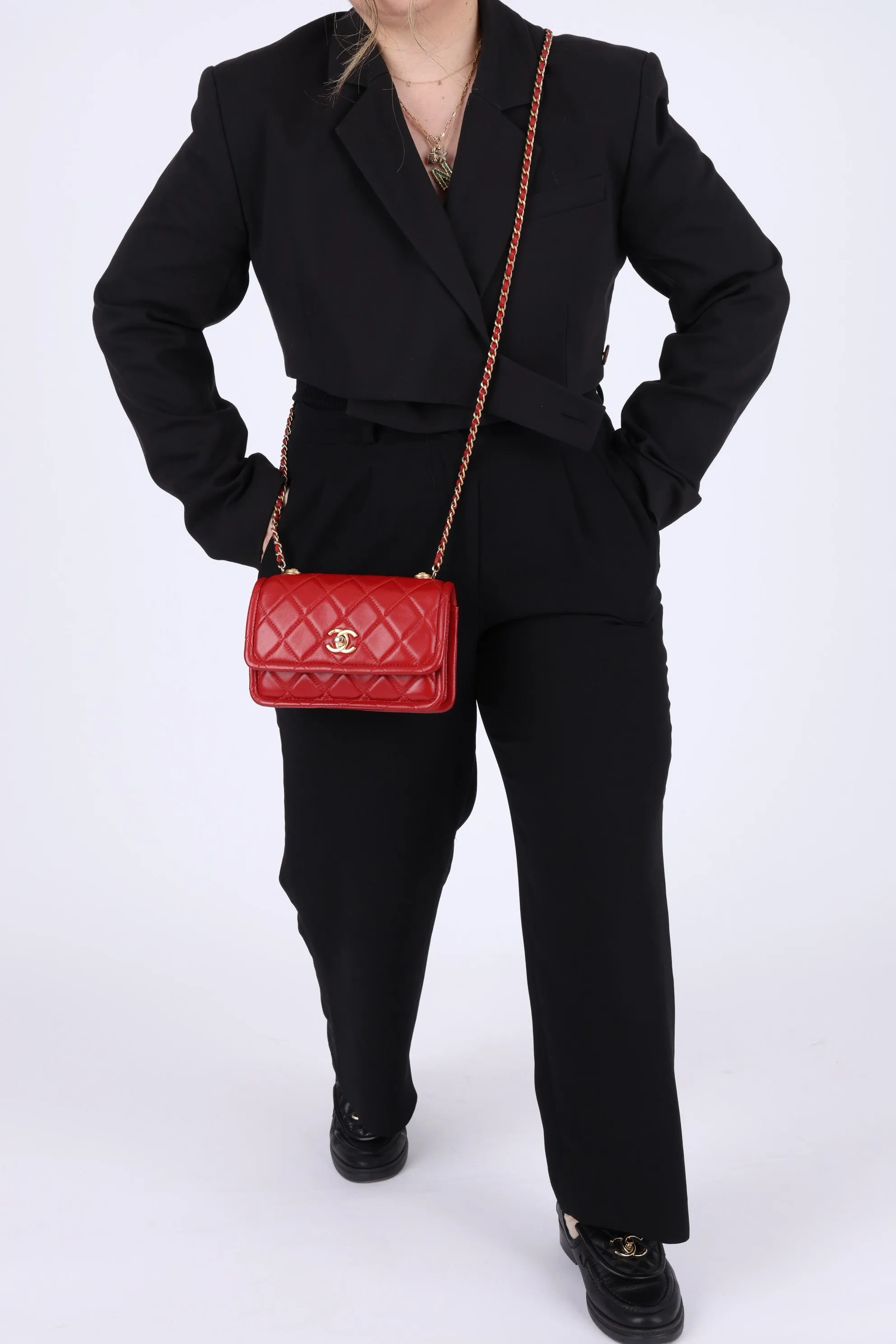 Chanel 2020 Calfskin Rectangular Flap Bag