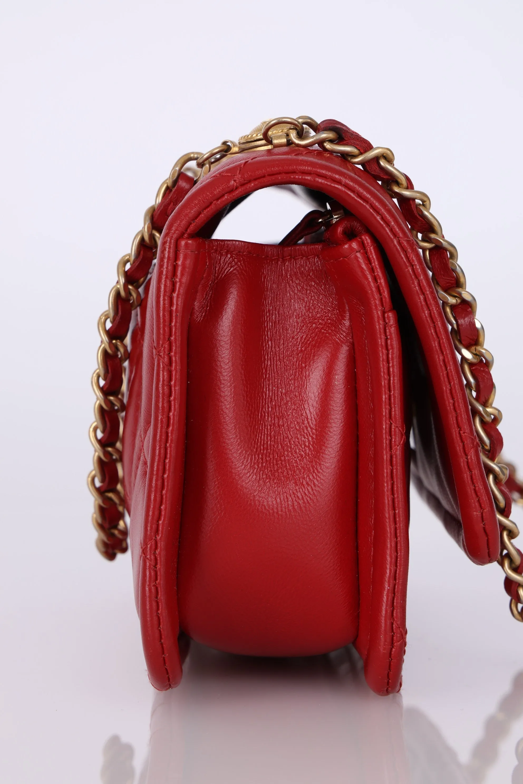 Chanel 2020 Calfskin Rectangular Flap Bag
