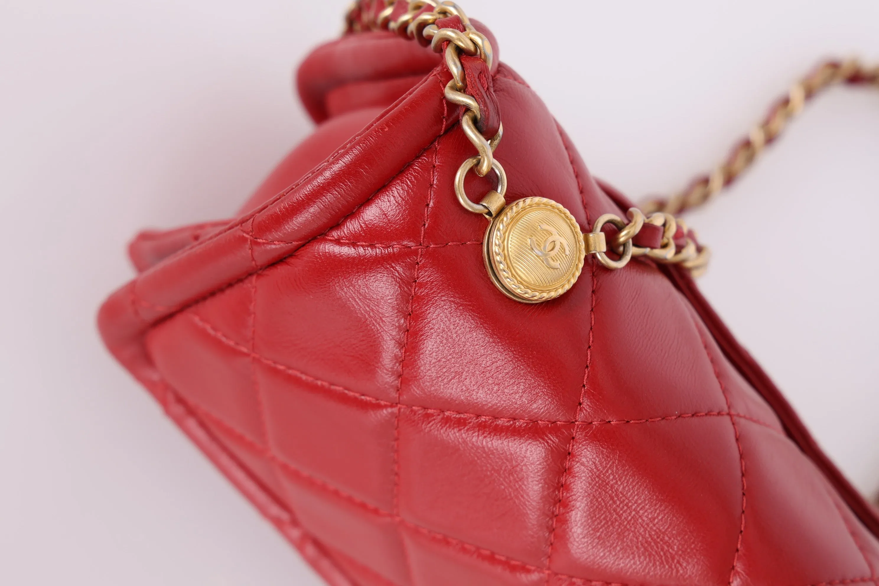 Chanel 2020 Calfskin Rectangular Flap Bag