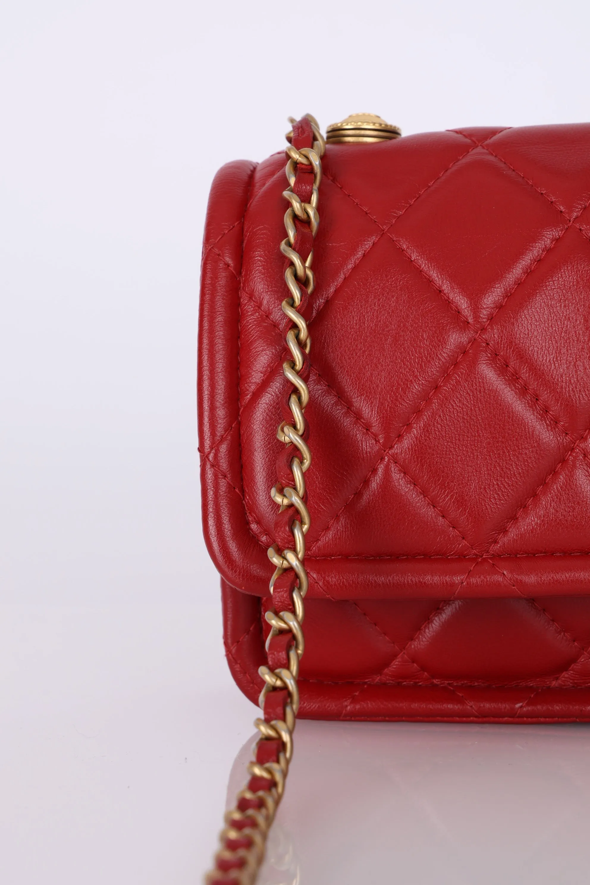 Chanel 2020 Calfskin Rectangular Flap Bag