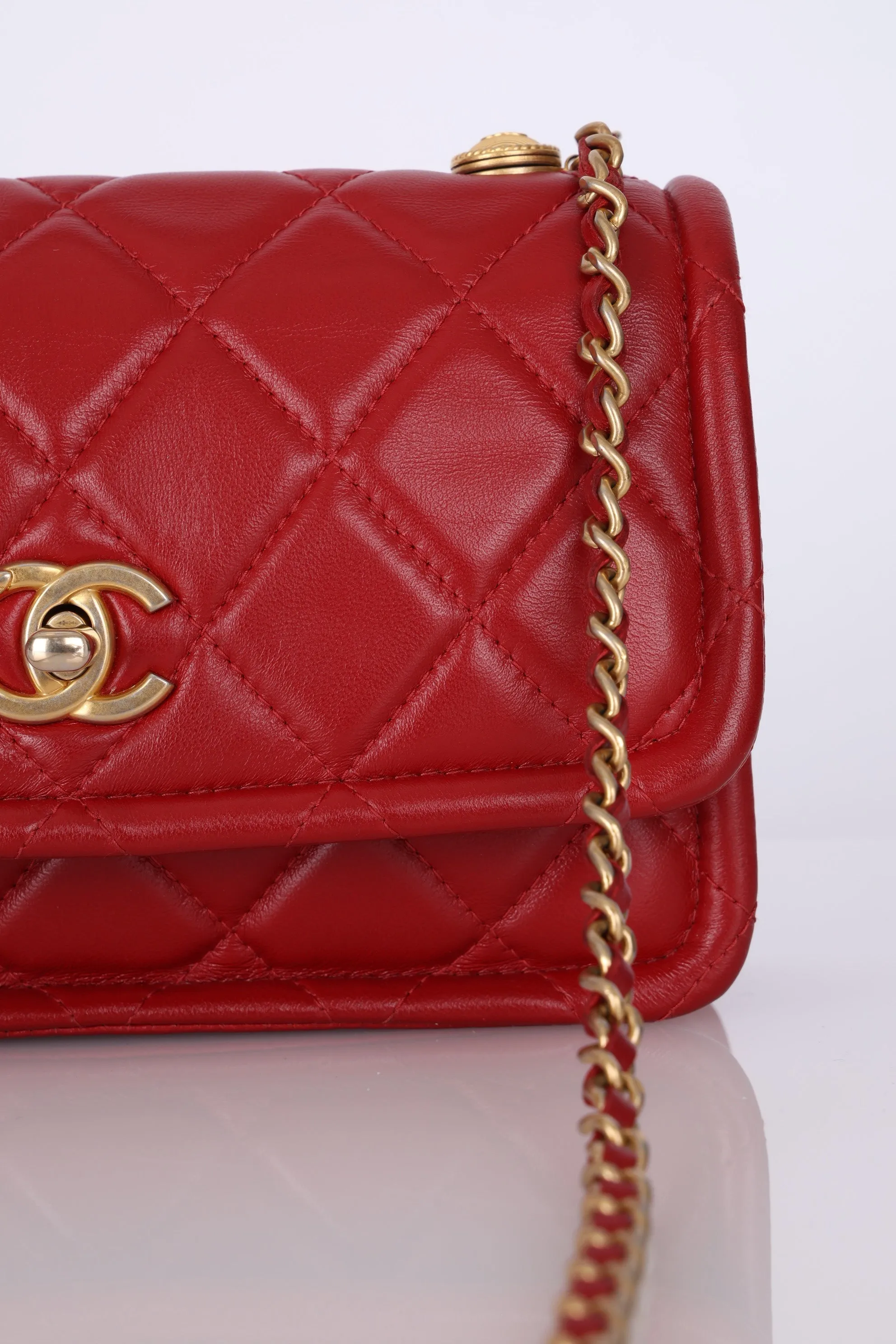 Chanel 2020 Calfskin Rectangular Flap Bag