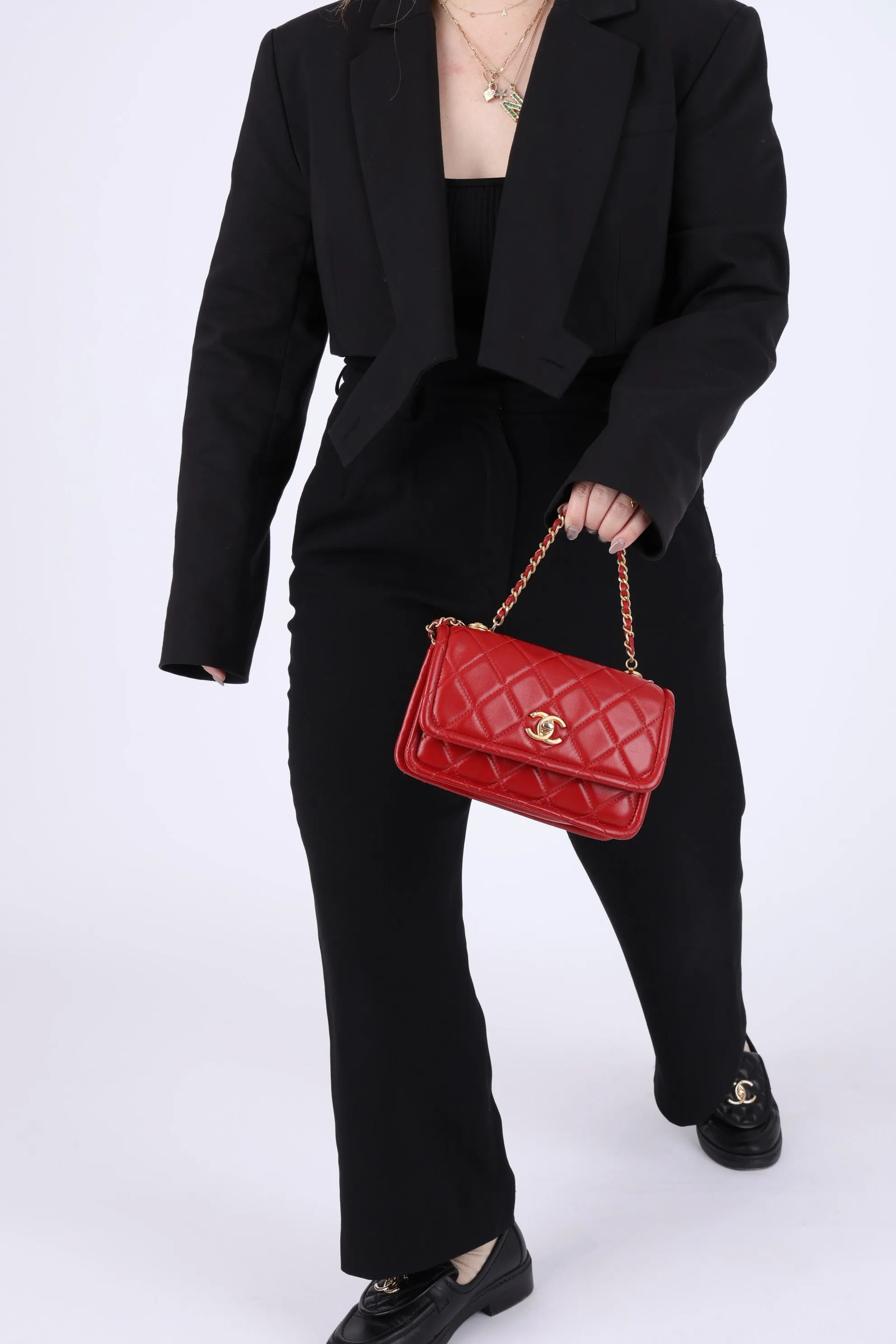 Chanel 2020 Calfskin Rectangular Flap Bag