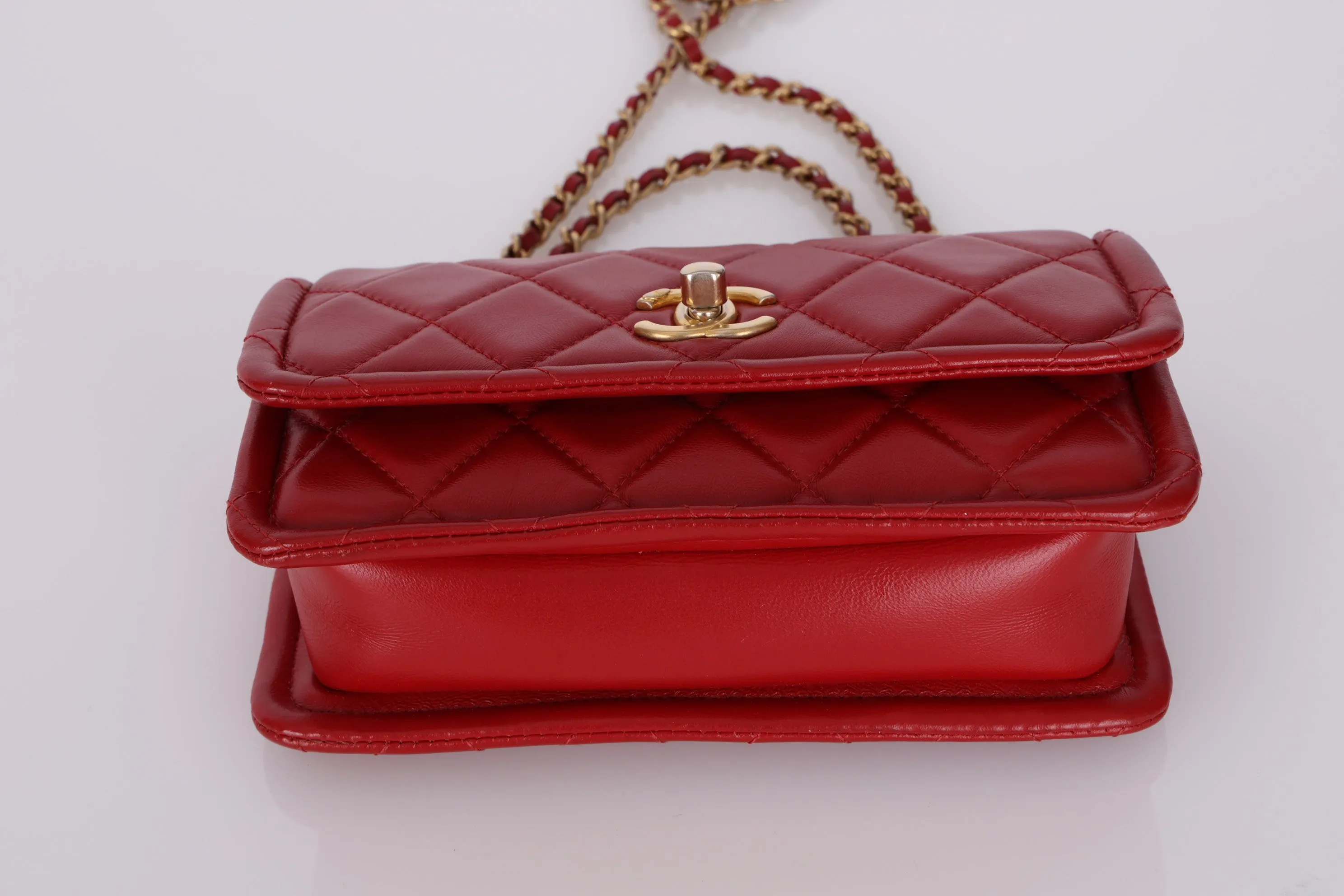 Chanel 2020 Calfskin Rectangular Flap Bag
