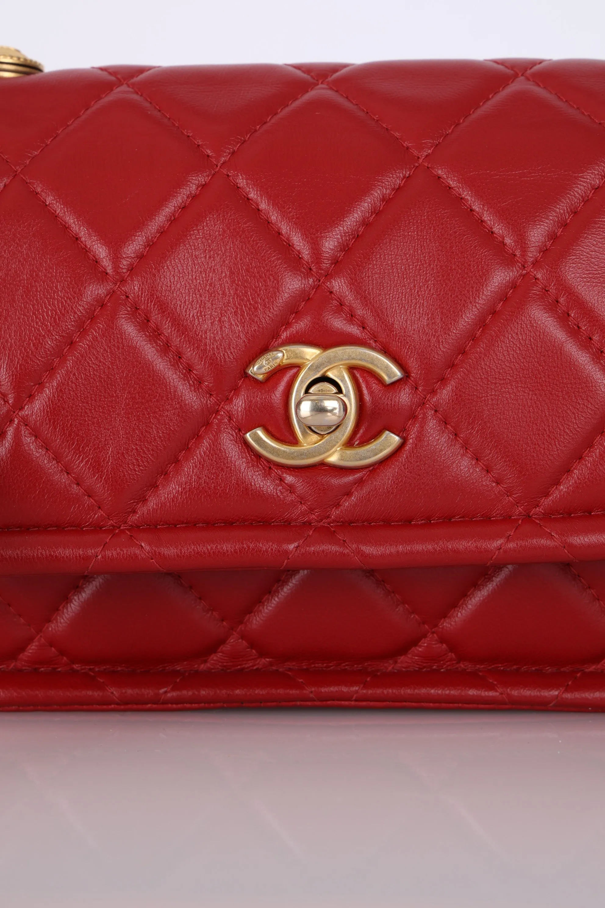Chanel 2020 Calfskin Rectangular Flap Bag
