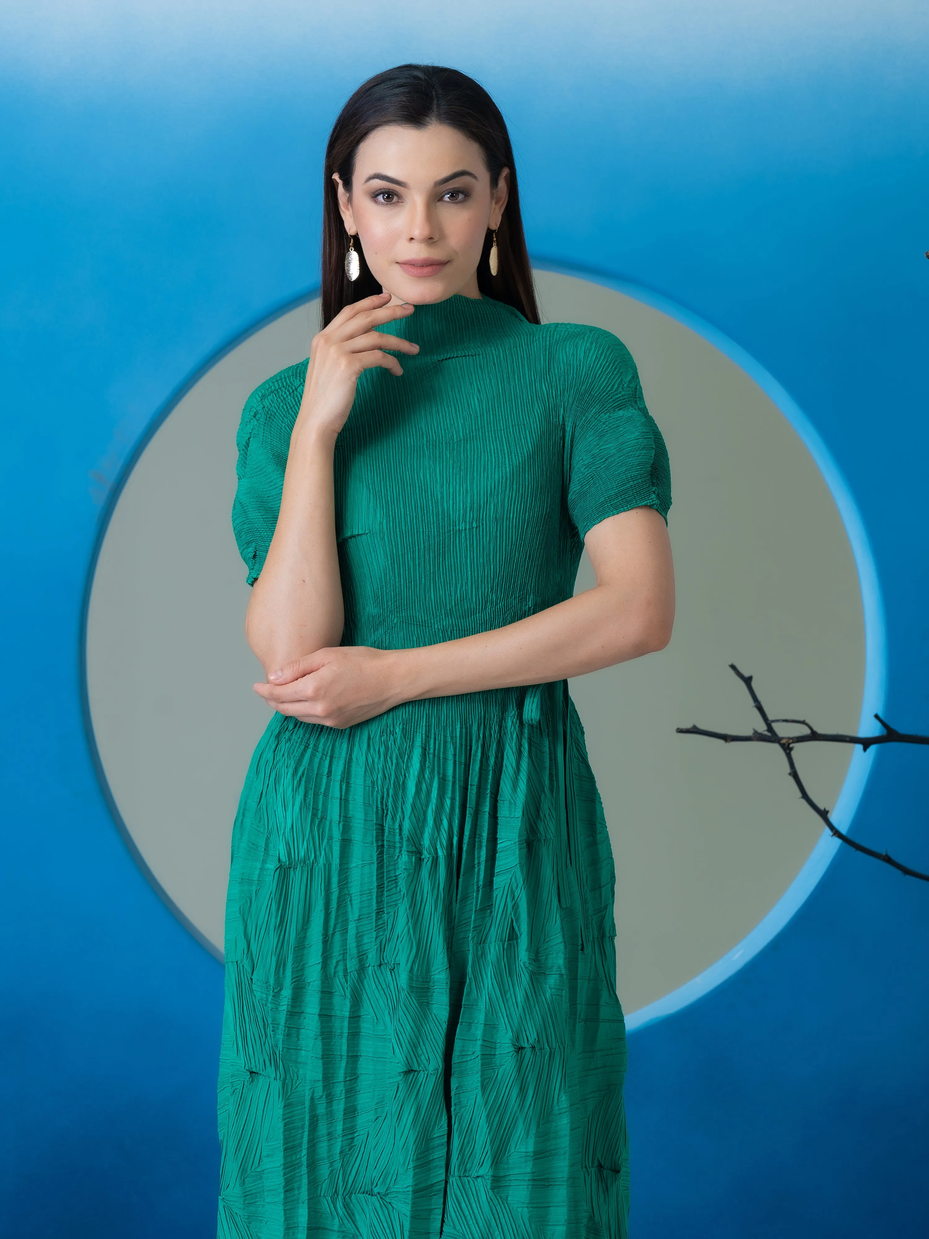 Ember Pleated Dress
