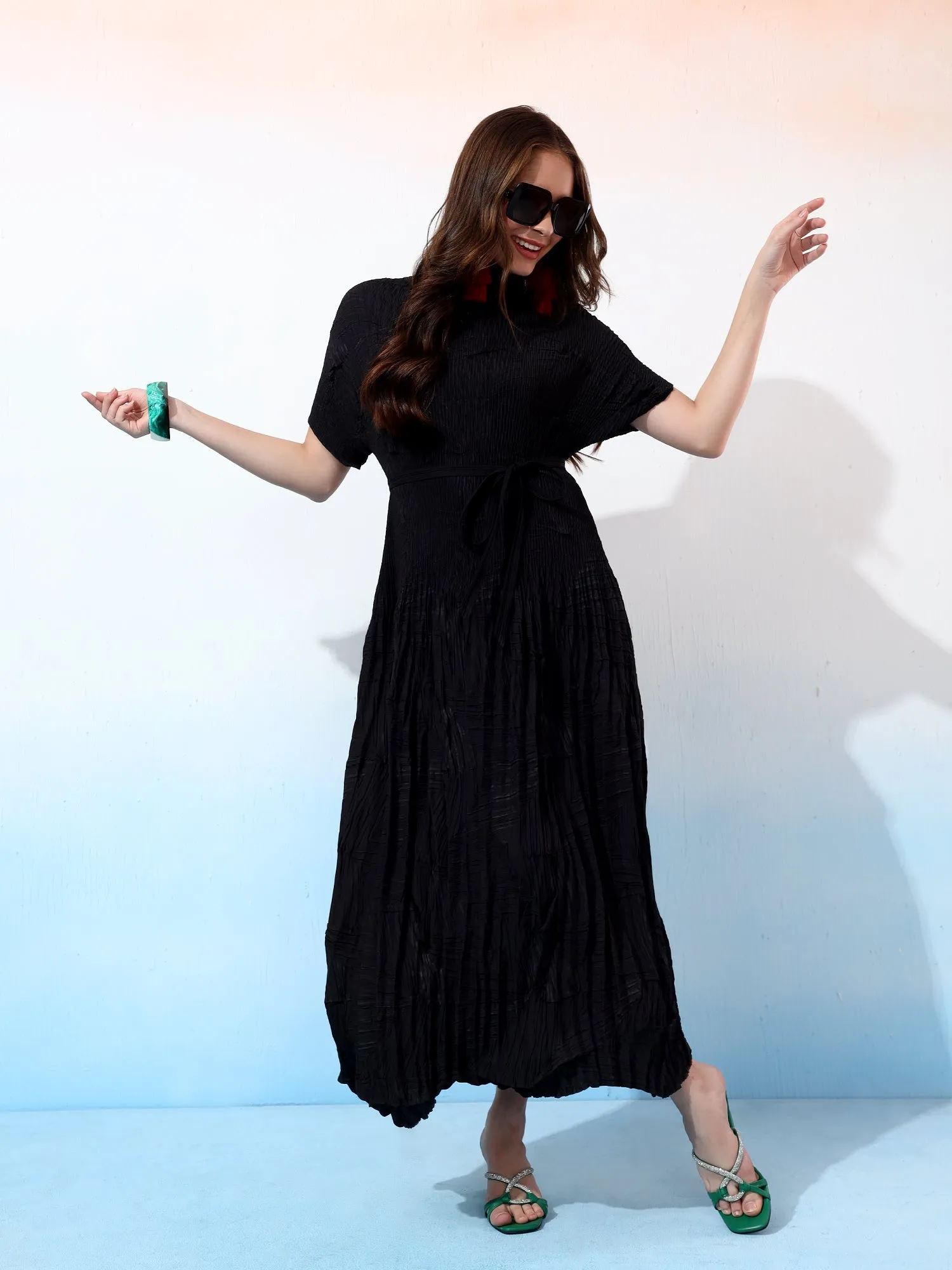 Ember Pleated Dress