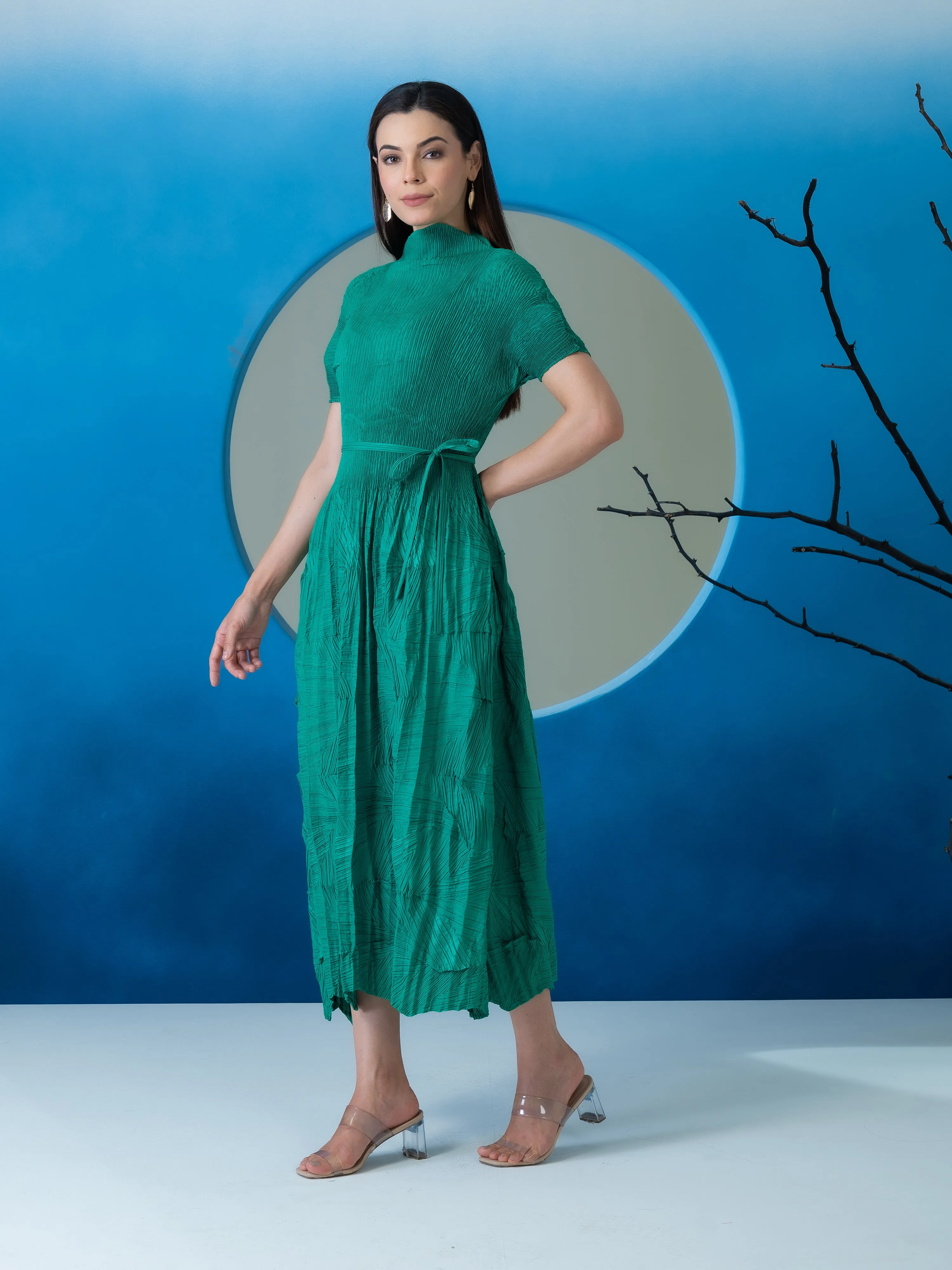 Ember Pleated Dress