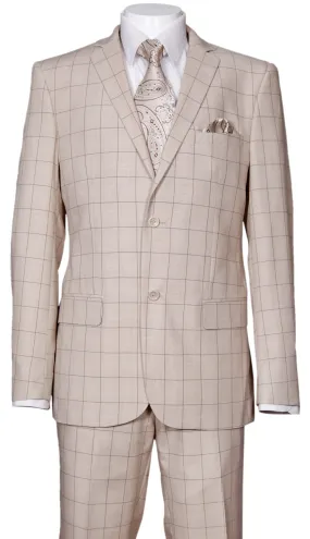 Fortino Landi 570203-KH Mens Suit