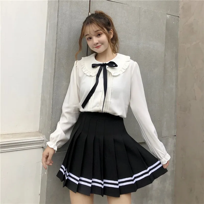 Kawaii Peter Pan White Blouse