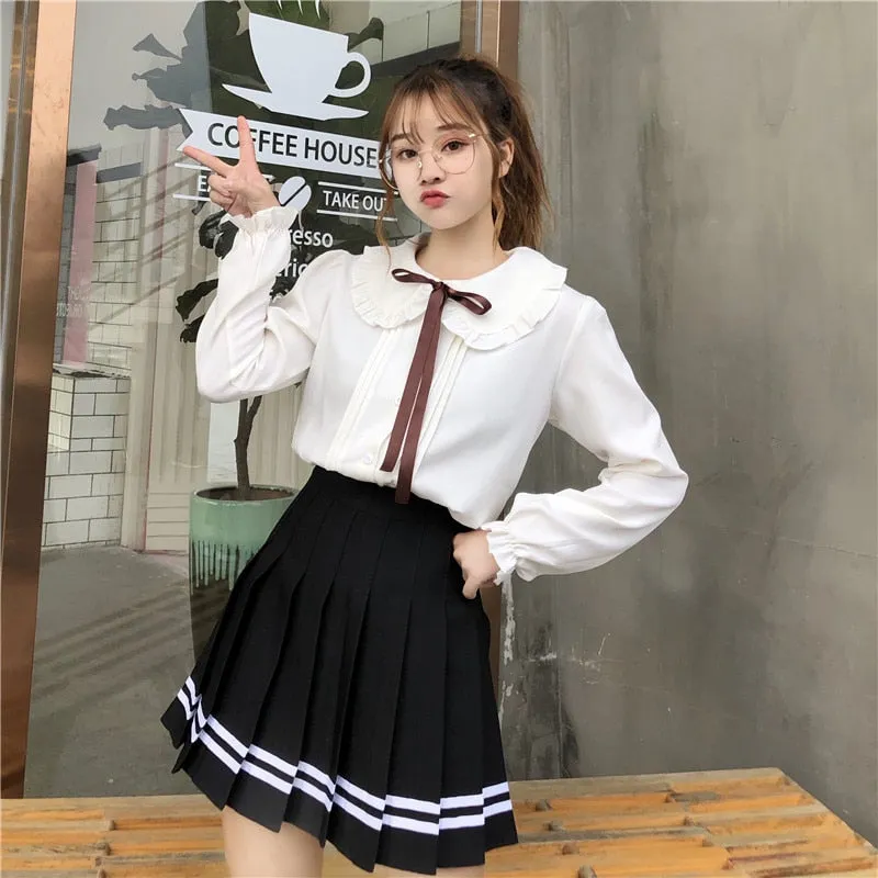 Kawaii Peter Pan White Blouse