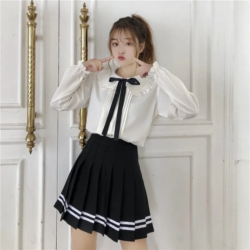 Kawaii Peter Pan White Blouse