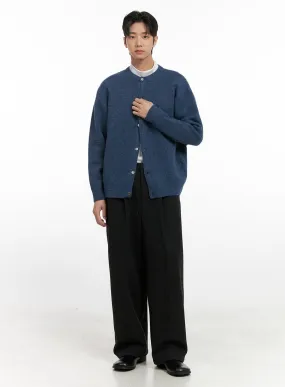 Men's Pintuck Wool Blend Slacks ID406