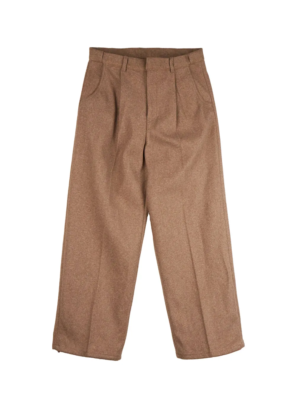 Men's Pintuck Wool Blend Slacks ID406
