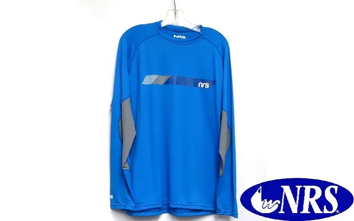 NRS Men's H2Core Silkweight LS Shirt Blue
