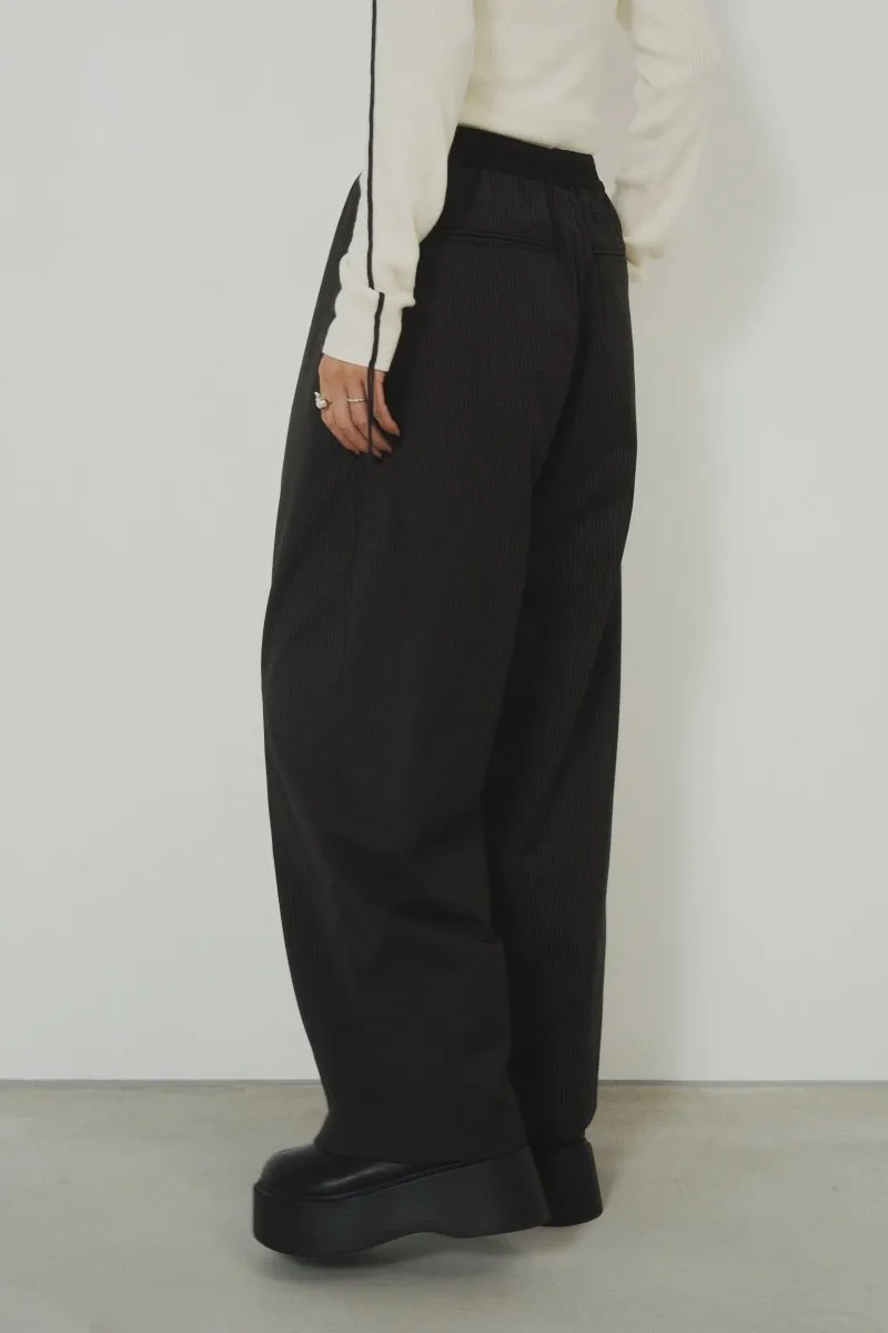 one tuck stripe easy slacks(unisex)/2color