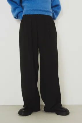 one tuck stripe easy slacks(unisex)/2color