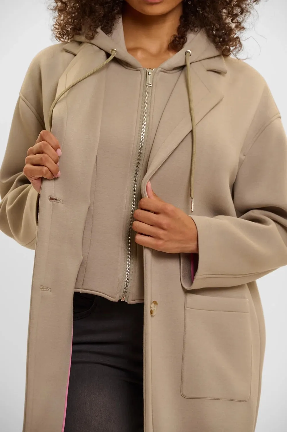 Pipa Detachable Hood Jacket