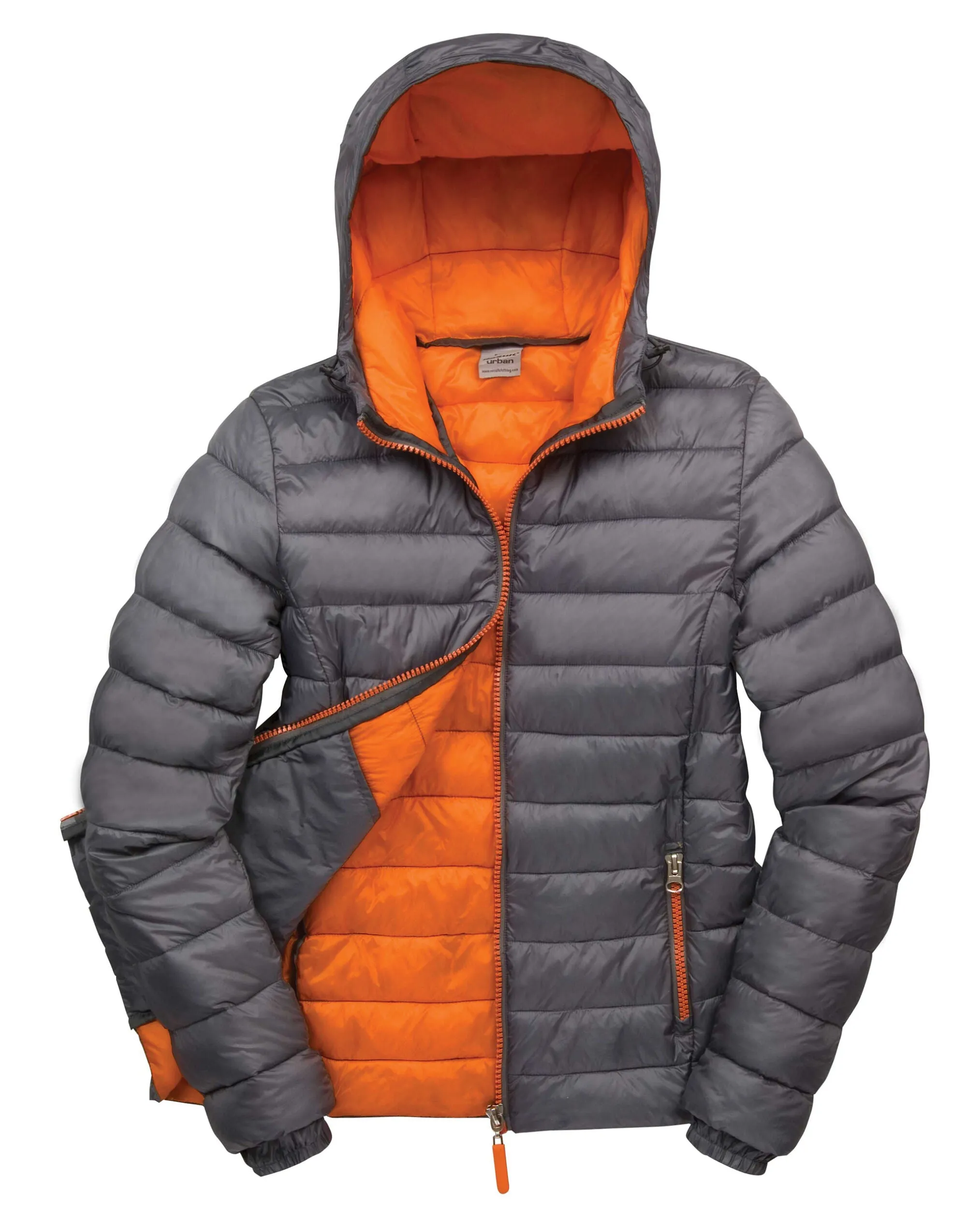 R194F Result Urban Ladies Snowbird Hooded Jkt