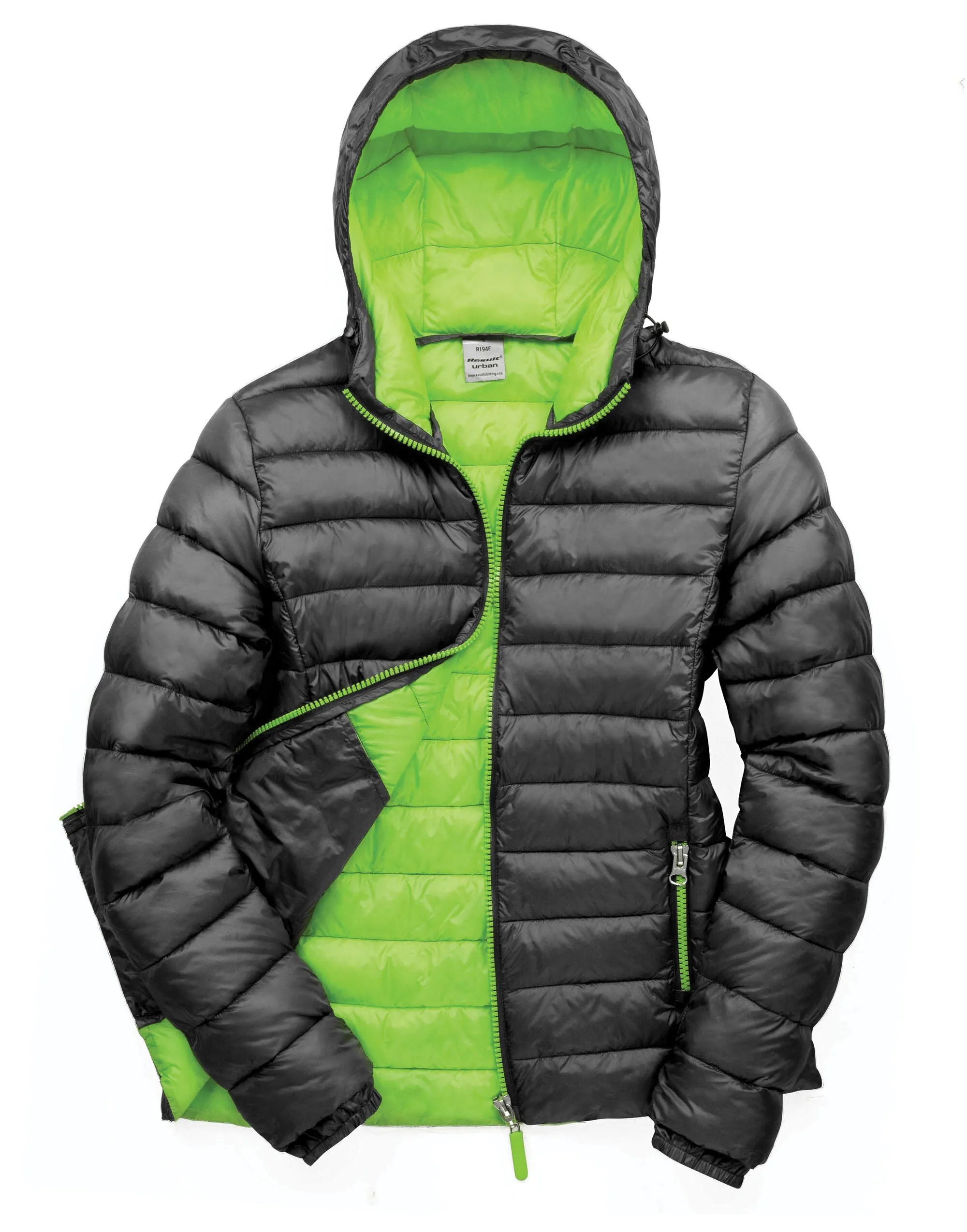 R194F Result Urban Ladies Snowbird Hooded Jkt