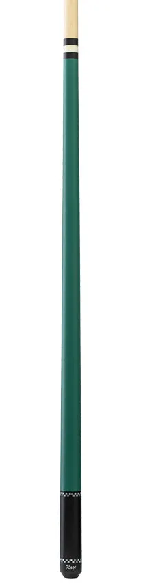 Rage Forest Green with Checkers Wrapless Play Cue
