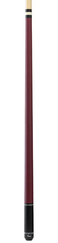 Rage Plum Red with Checkers Wrapless Play Cue