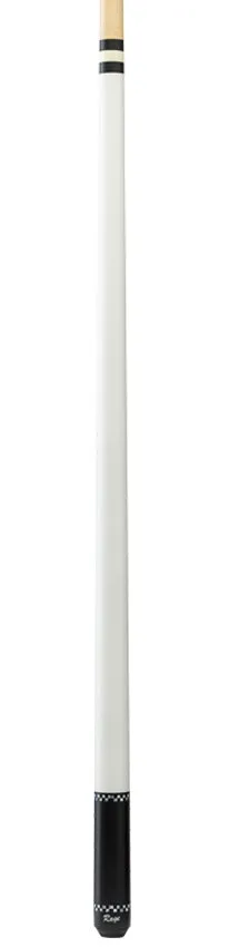 Rage White Checkers Wrapless Play Cue