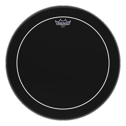 Remo Batter, PINSTRIPE®, EBONY®, 18" Diameter