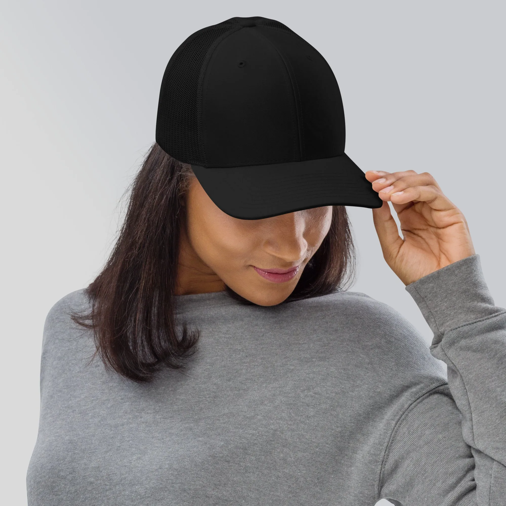Trucker Cap | Embroidered | 100 | Black
