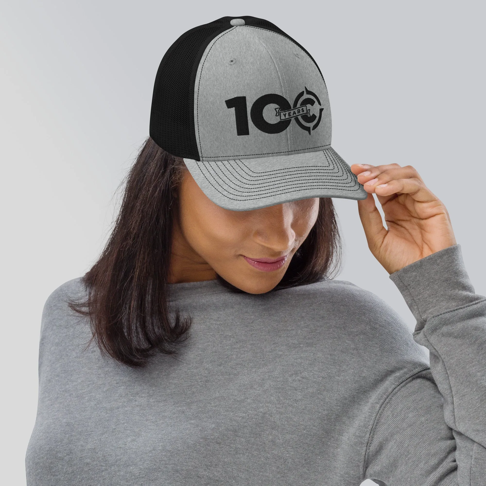 Trucker Cap | Embroidered | 100 | Black
