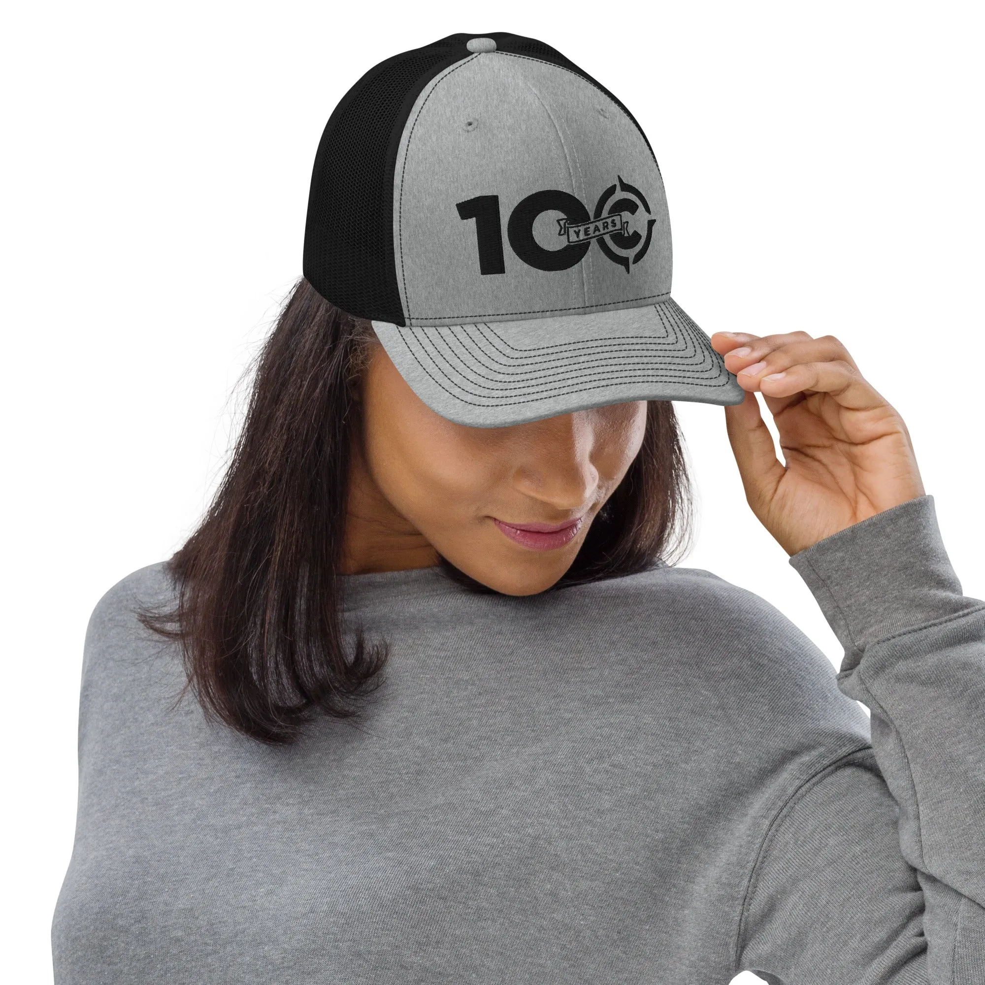 Trucker Cap | Embroidered | 100 | Black