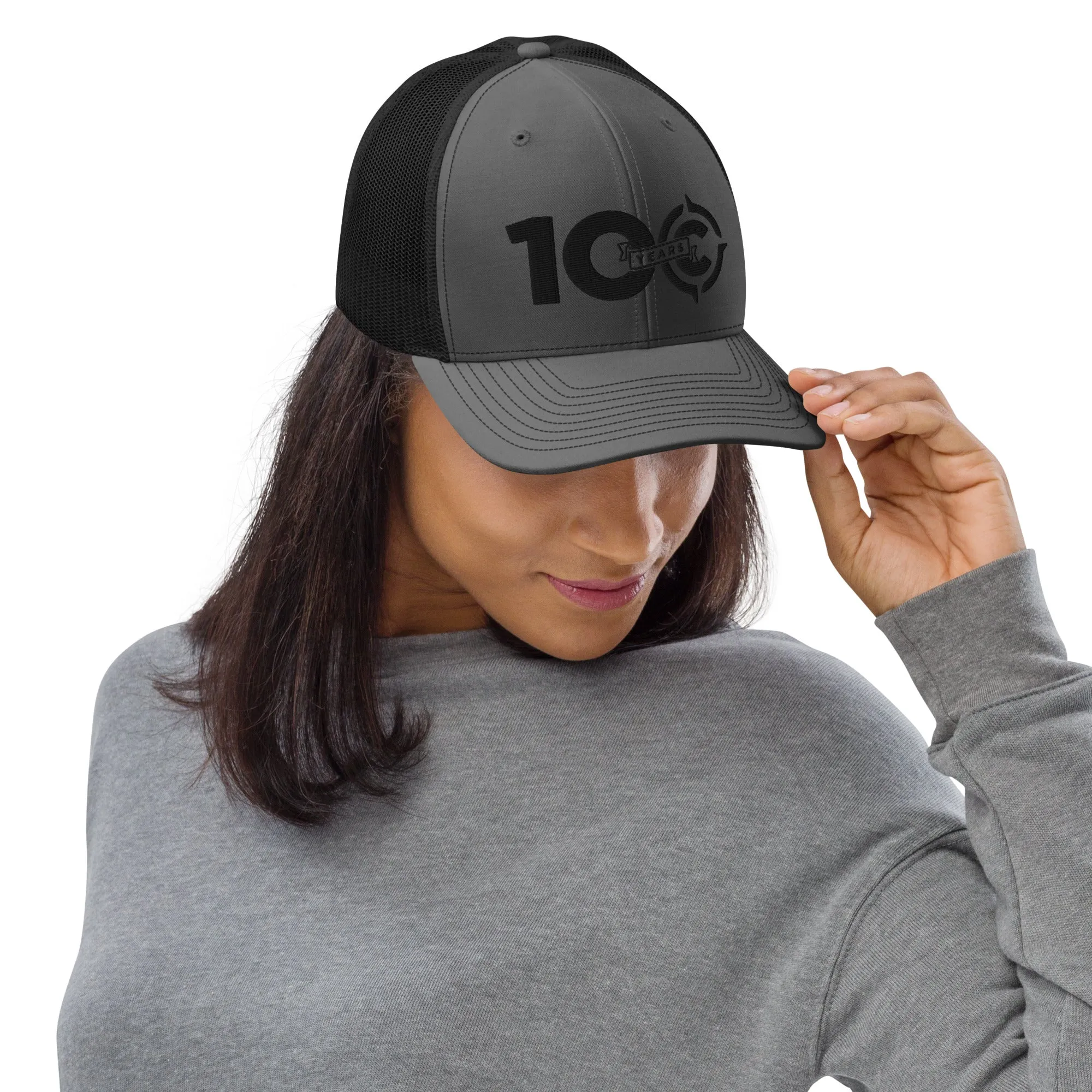 Trucker Cap | Embroidered | 100 | Black