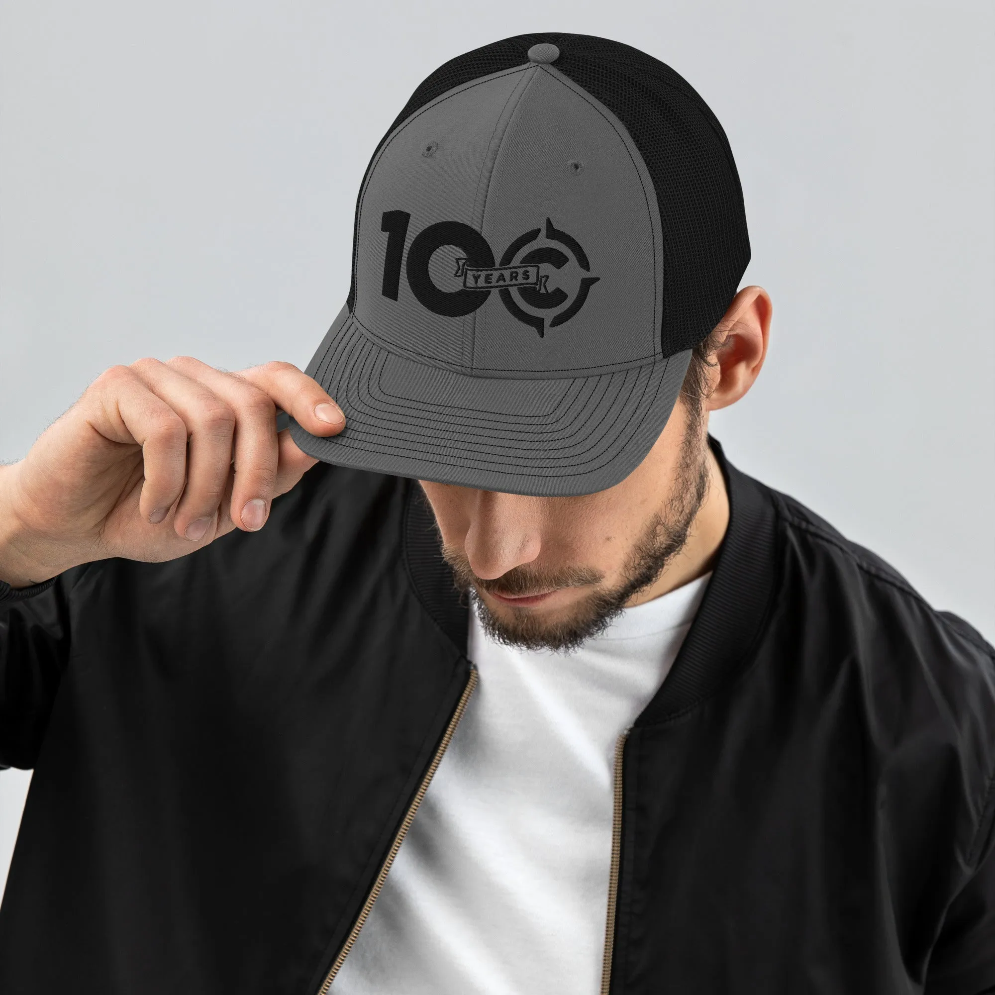 Trucker Cap | Embroidered | 100 | Black