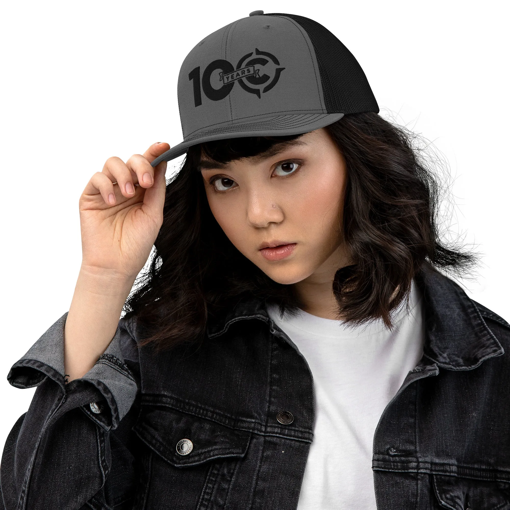 Trucker Cap | Embroidered | 100 | Black