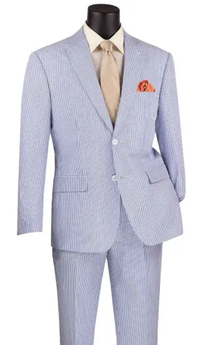 Vinci  MSS-1-BLU Mens Suit