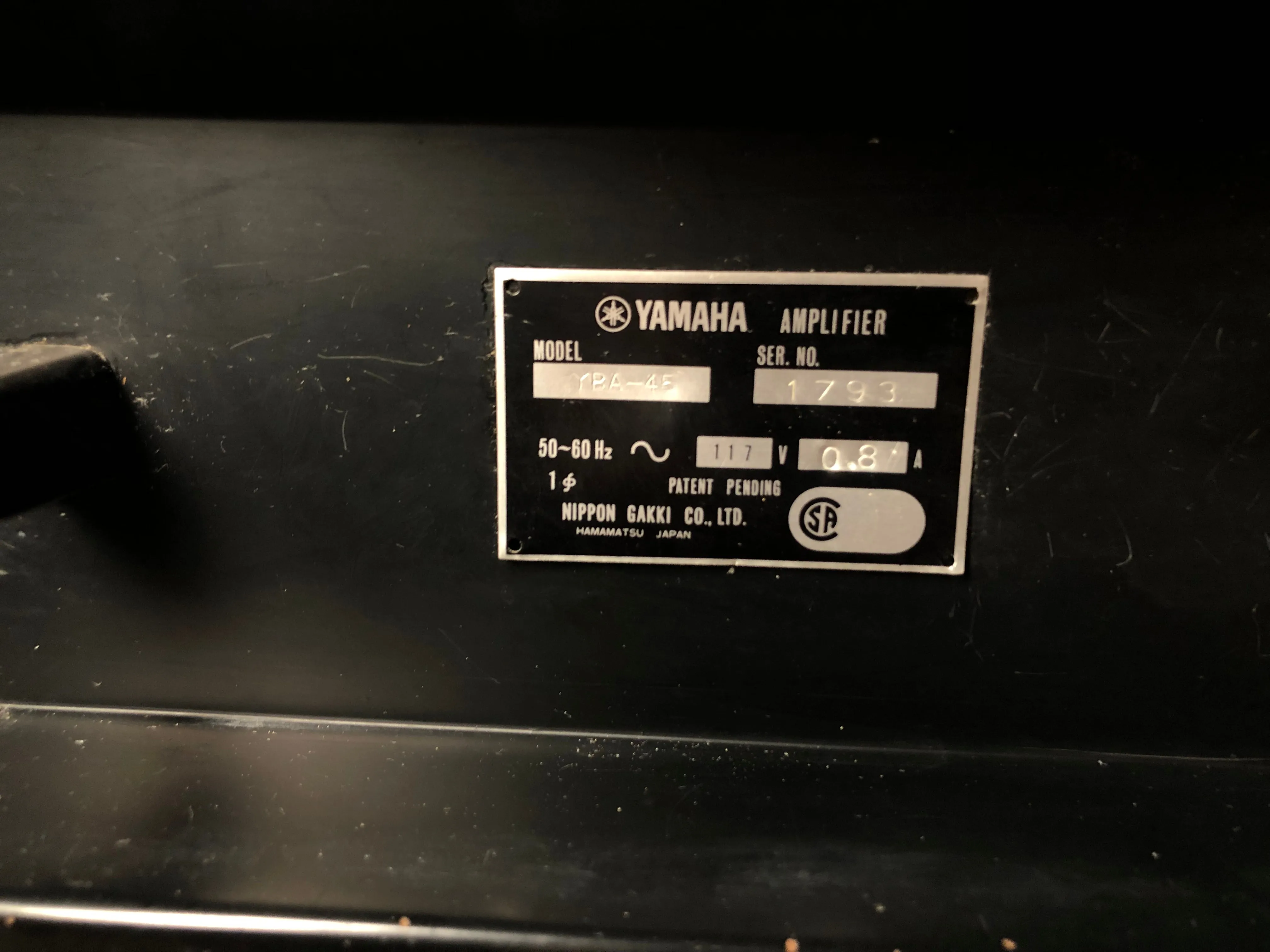 Yamaha YBA-45 Vintage Bass Combo Used